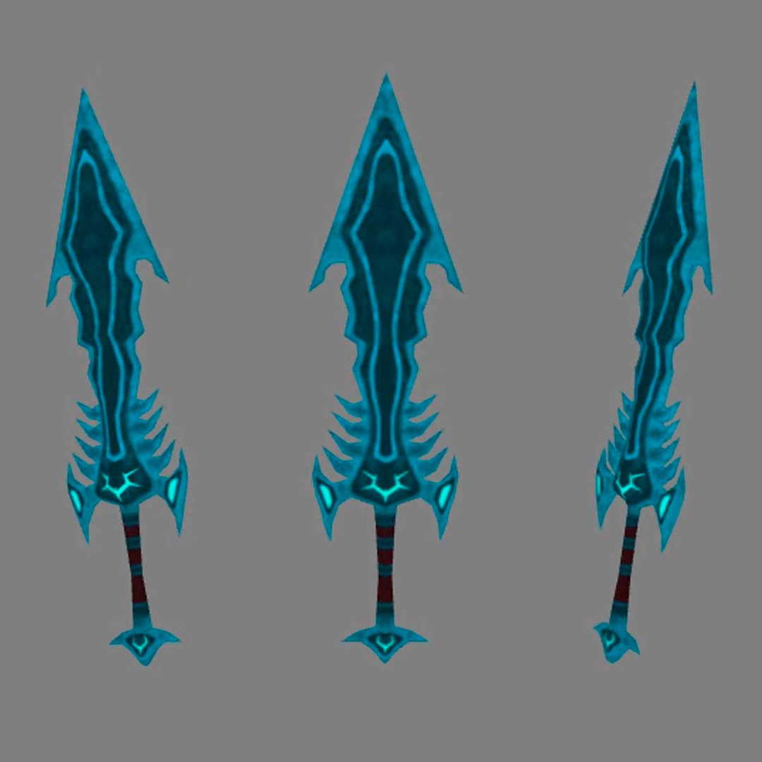 3d Model Epic Swords