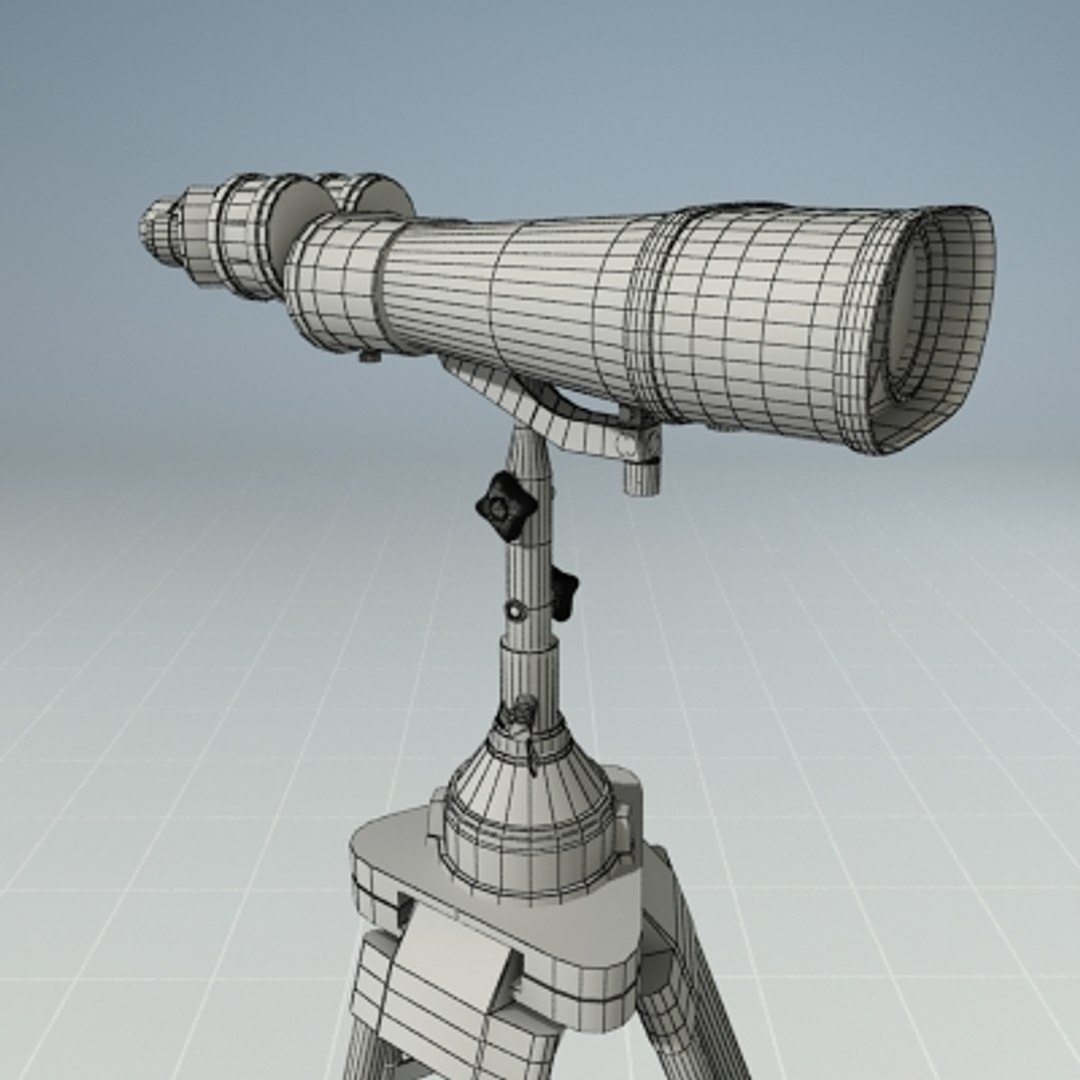 3d model telescope