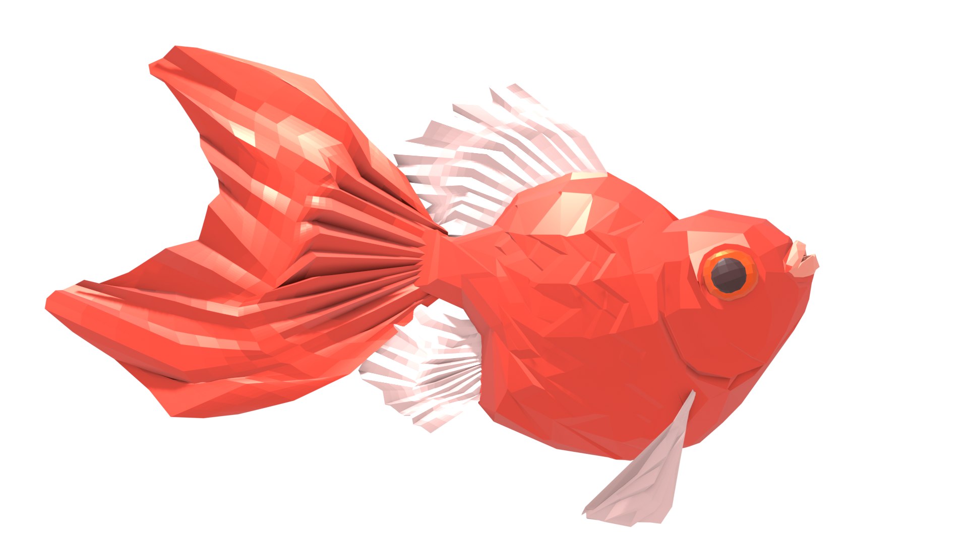 3D LowPoly-Goldfish - TurboSquid 2065789
