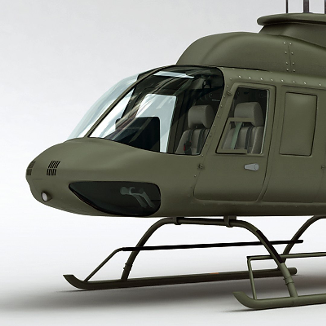 military bell 206l interior 3ds
