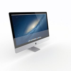 3d model new imac mac