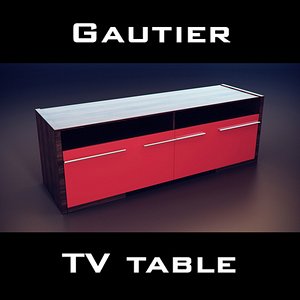 gautier extreme tv unit 3d max