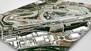 3D The Circuit de Barcelona-CaThe Circuit de Barcelona-Catalunya Spaintalunya Spain