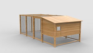 Chicken Coop 02 3D model 3D