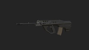 3D Pistol 3D Model 012
