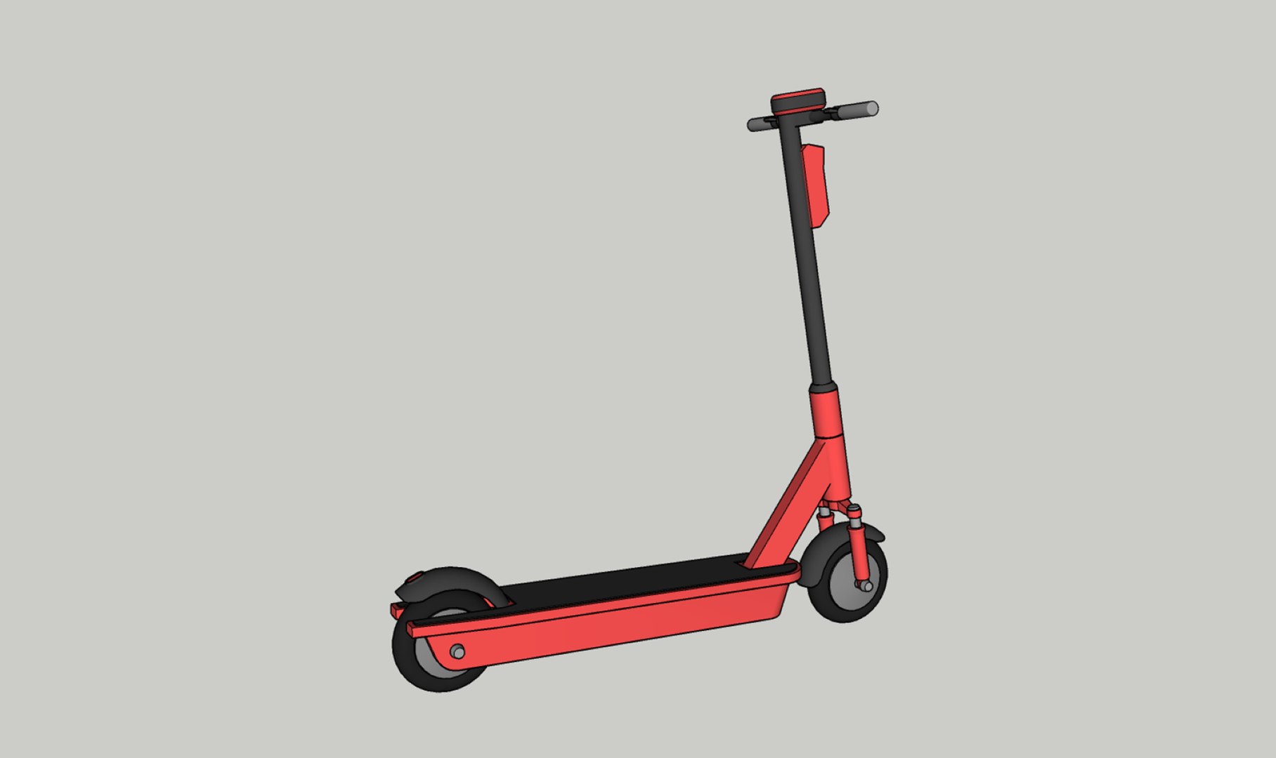 3D Electric kickboard and Bicycle TurboSquid 2045202