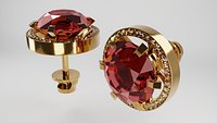 Gold earrings