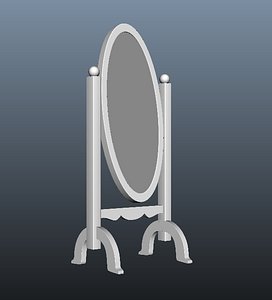 wooden mirror