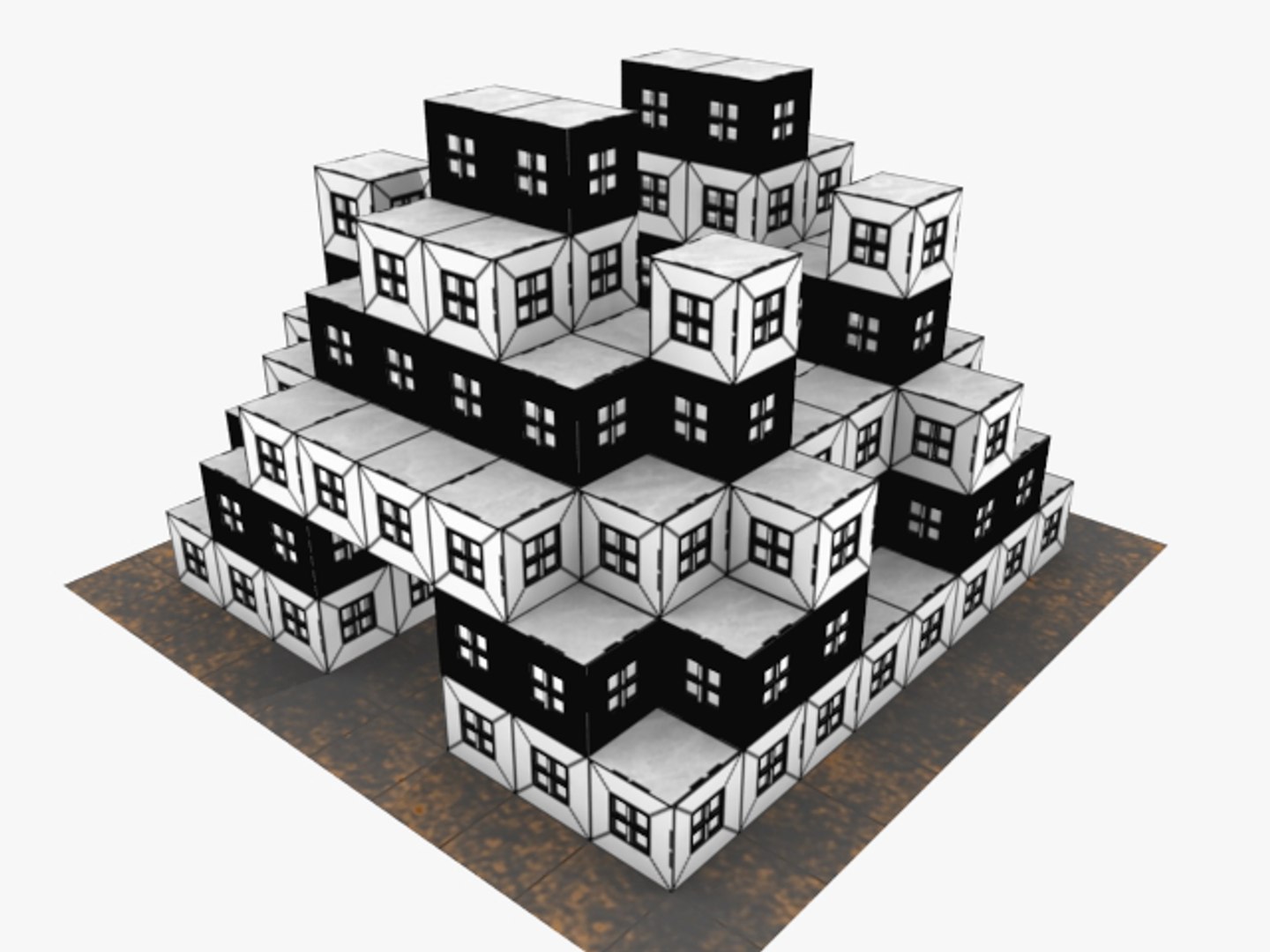 Comic House Games 3d Model