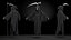 Grim Reaper with Scythe Set model