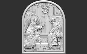 Annunciation Icon model