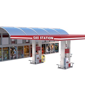 3D gas station