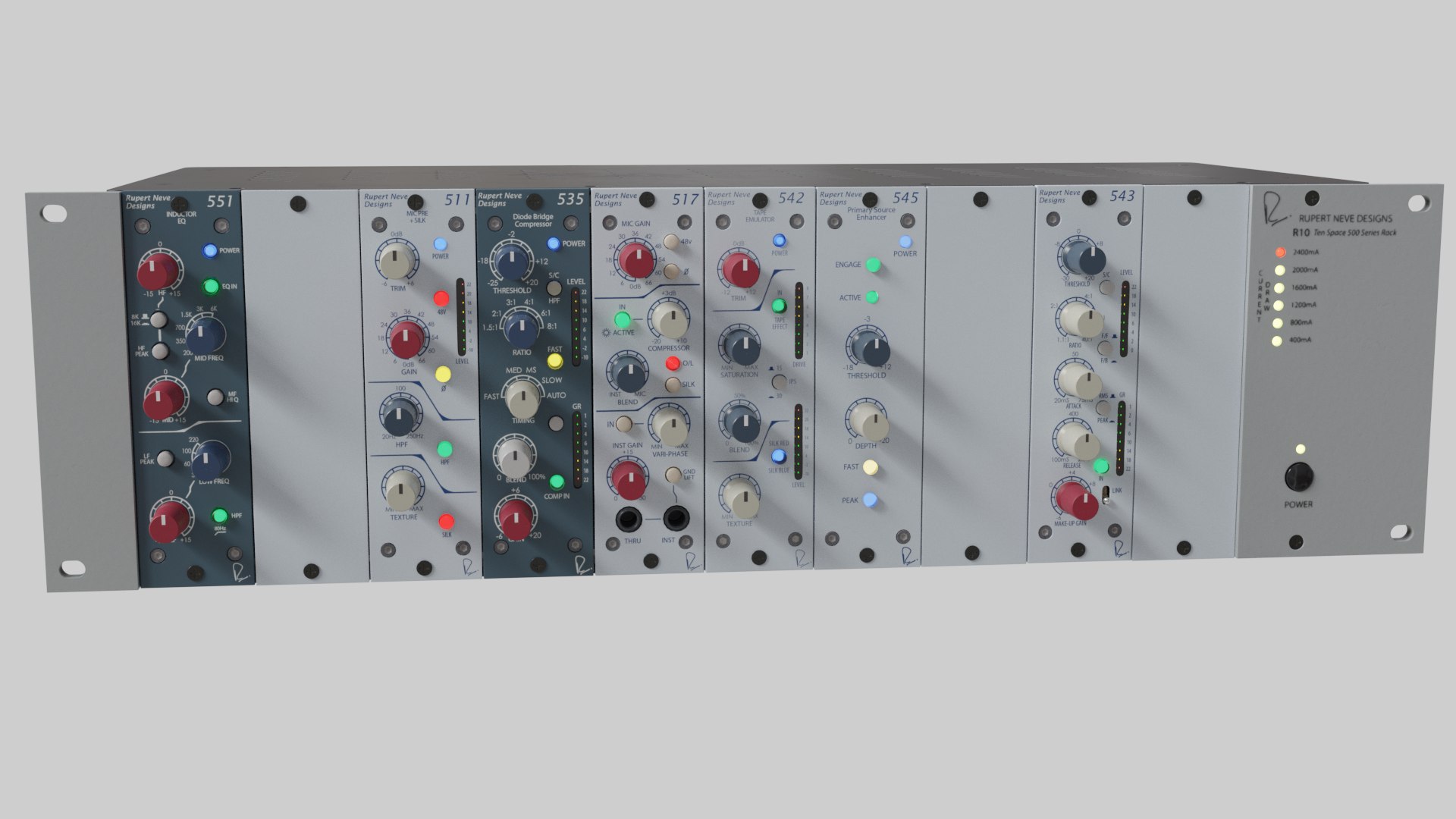 Music Studio Effect Processors Pack 3D Model - TurboSquid 2298385