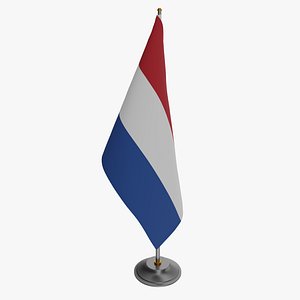Table Flag Netherlands 3D model