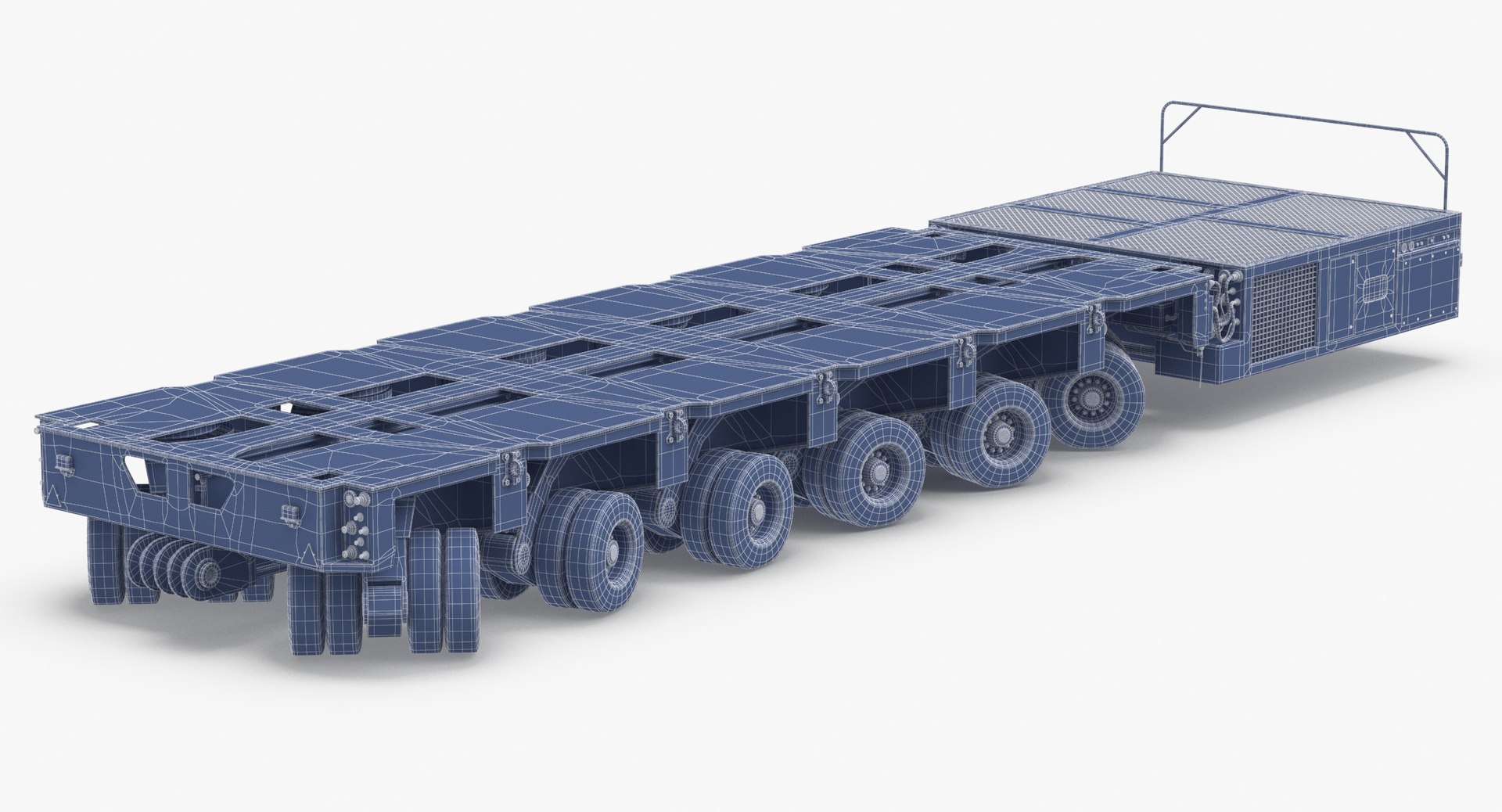 3D 6 Axle Lines Modular - TurboSquid 1652244
