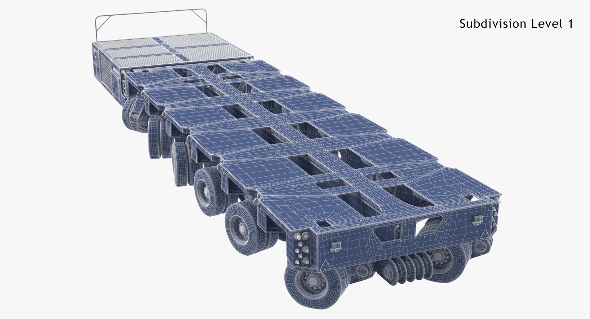 3D 6 Axle Lines Modular - TurboSquid 1652244