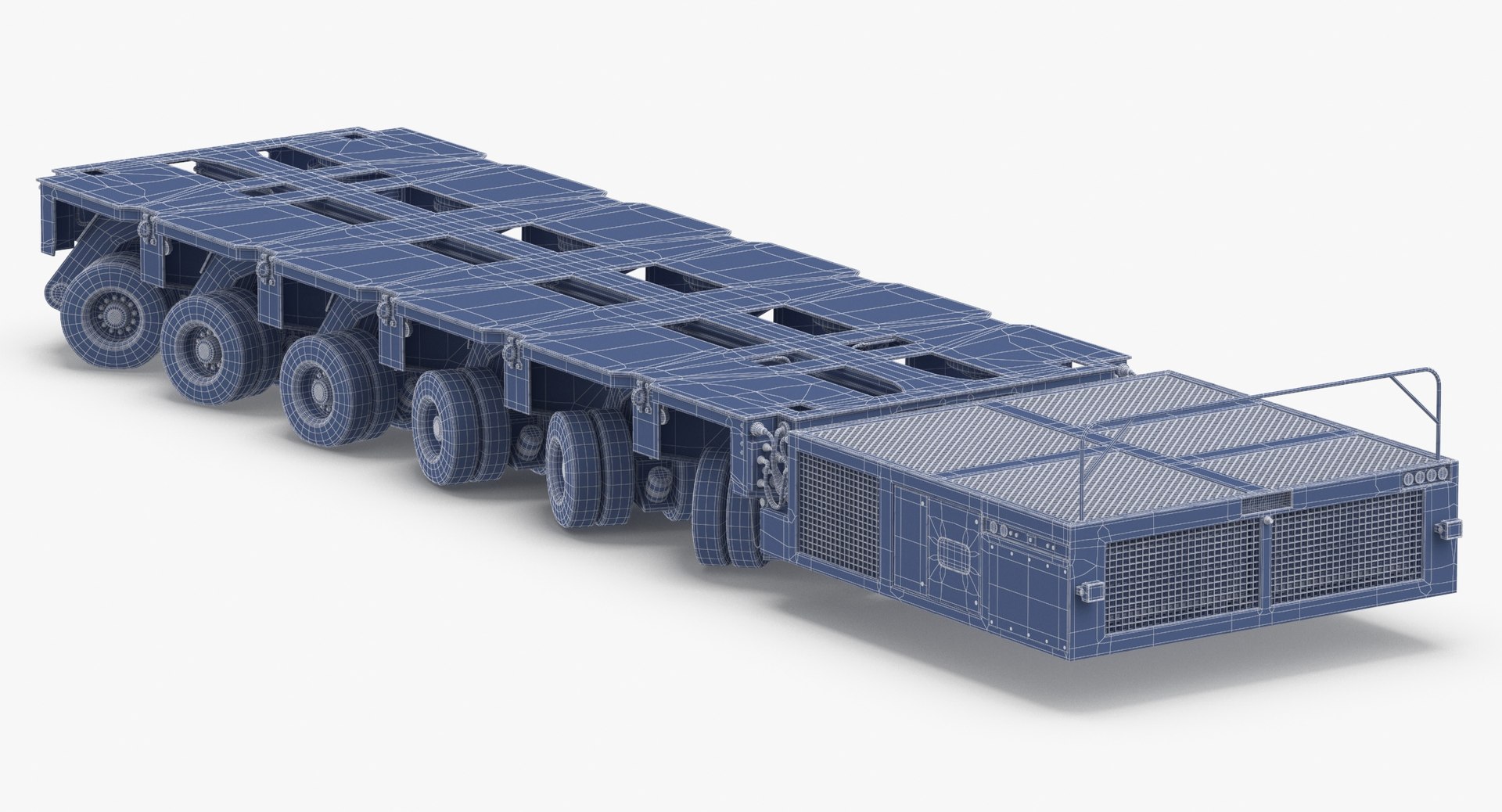 3D 6 Axle Lines Modular - TurboSquid 1652244