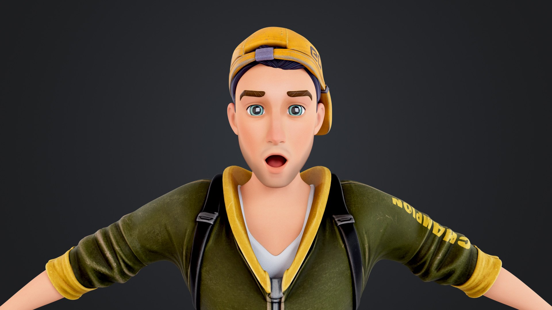 Explorer Cartoon Character Model - TurboSquid 2453060