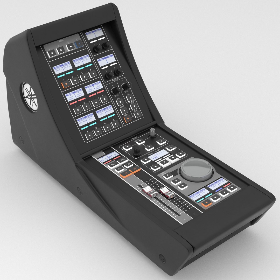 Yamaha DM7 Control Expansion Controller 3D Model - TurboSquid 2303238