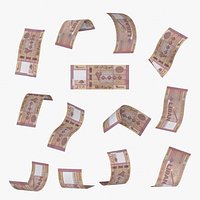 Lebanese 20000 Livres Falling Notes