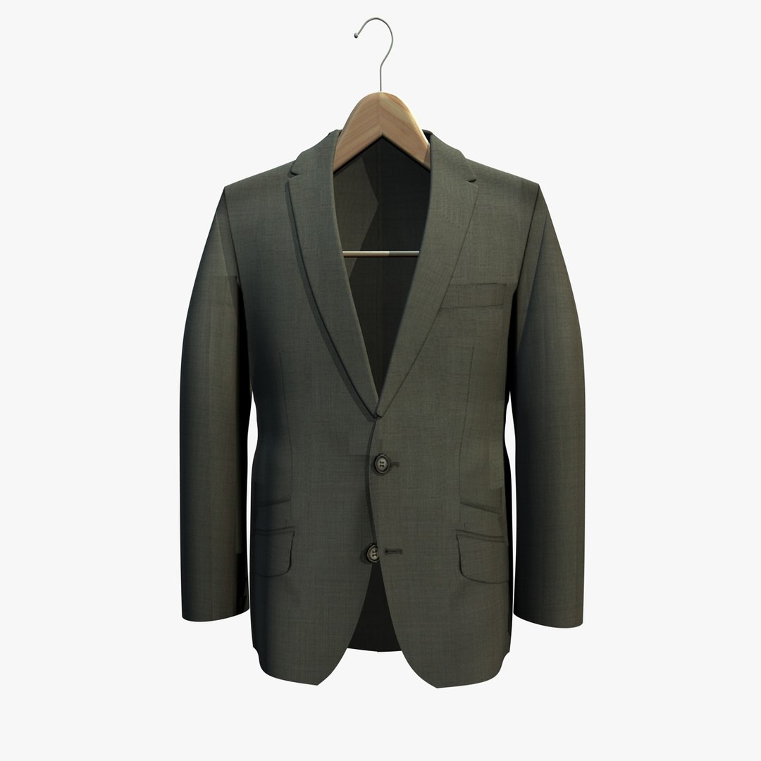 3d Male Jacket Coat Hanger Model