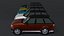 Ogólny model samochodu SUV Lowpoly 3D