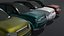 Ogólny model samochodu SUV Lowpoly 3D
