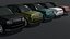 Ogólny model samochodu SUV Lowpoly 3D