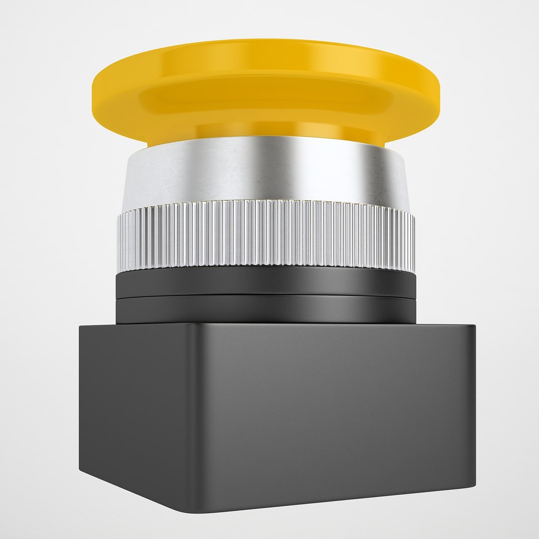 Industrial button 3D model - TurboSquid 1261394