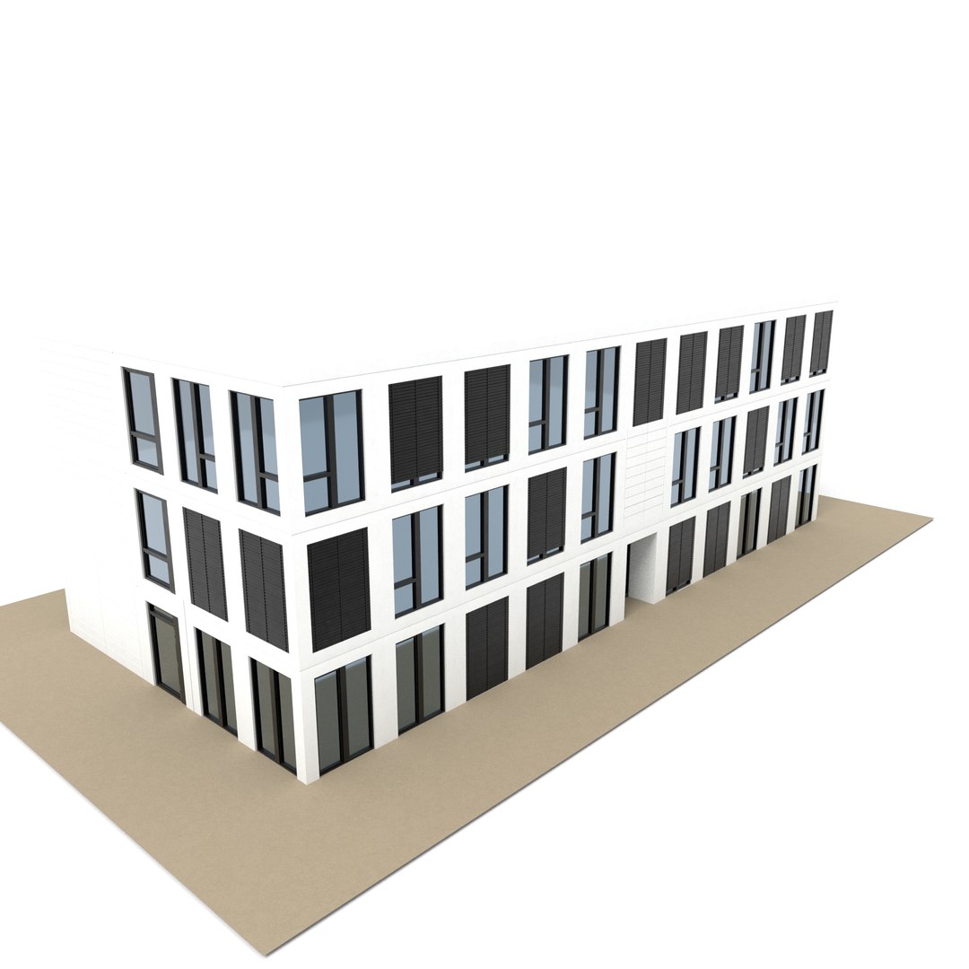 3D Generic Office Building Model - TurboSquid 2132533