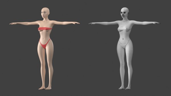 Stylized t pose character | 3D model