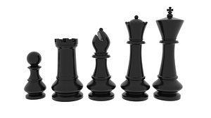 Peão de xadrez - Chess pawn, 3D CAD Model Library