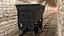 3D model Mining Rail Cart Black New