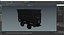 3D model Mining Rail Cart Black New