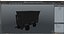 3D model Mining Rail Cart Black New