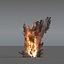 3D Ground Explosion Trails 02 - vdb model