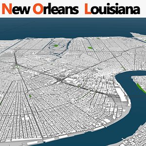 New Orleans  Louisiana USA 3D model