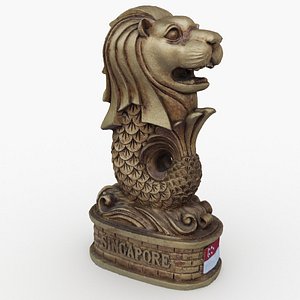 Merlion Figurine