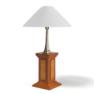 Canella classic traditional Table lamp pedestal base