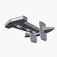 Stargate SG1 Asgard Beliskner warship