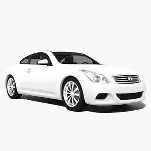 3D Infiniti G37 model