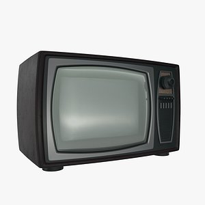 Retro TV 2 3D Model