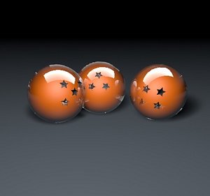 c4d dragon balls