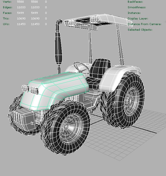 Trator (desenho animado) Modelo 3D - TurboSquid 1117173