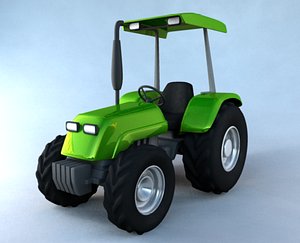 Simple Cartoon Tractor