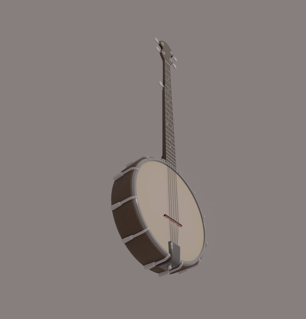 Banjo Music Instrument Model - TurboSquid 1664010
