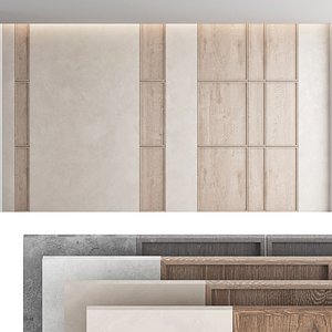 decorative wall panel set model