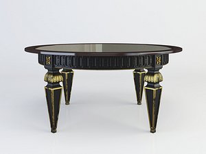 coffee table french 3d x