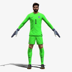 Alisson Becker Brazil 3D model