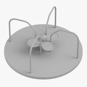 3d merry-go-round x model